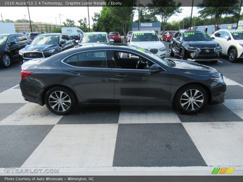 Graphite Luster Metallic / Ebony 2016 Acura TLX 2.4 Technology
