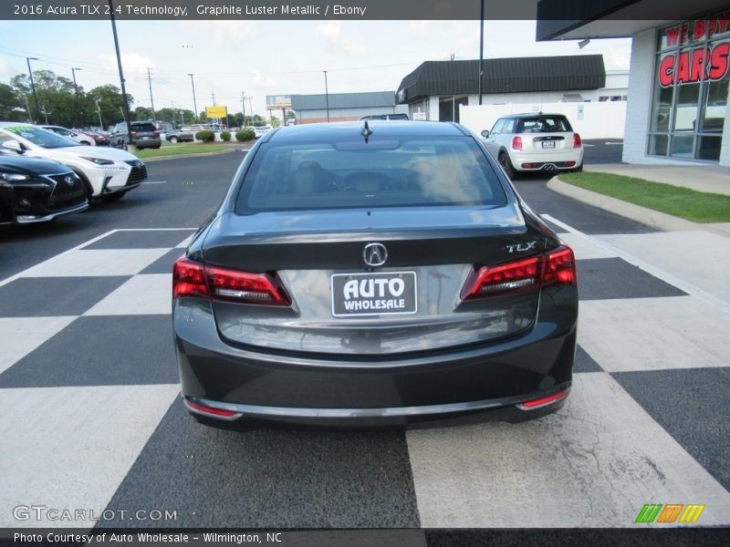 Graphite Luster Metallic / Ebony 2016 Acura TLX 2.4 Technology