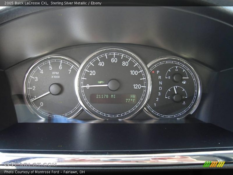 Sterling Silver Metallic / Ebony 2005 Buick LaCrosse CXL