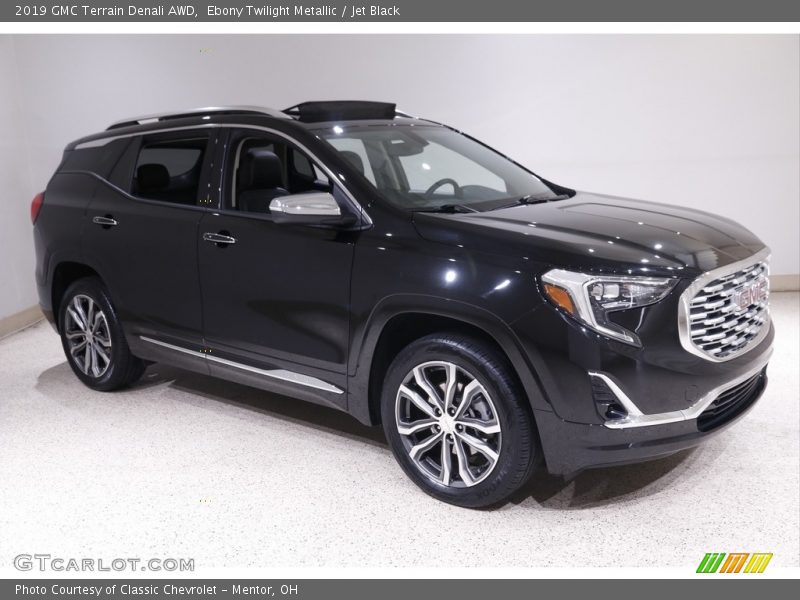 Ebony Twilight Metallic / Jet Black 2019 GMC Terrain Denali AWD