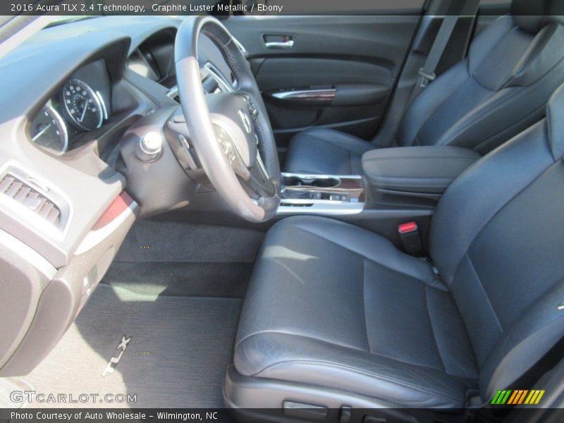 Graphite Luster Metallic / Ebony 2016 Acura TLX 2.4 Technology