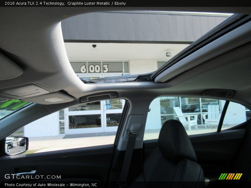 Graphite Luster Metallic / Ebony 2016 Acura TLX 2.4 Technology