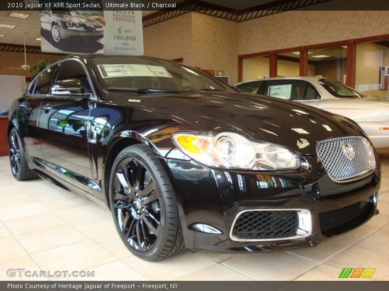 Ultimate Black / Charcoal 2010 Jaguar XF XFR Sport Sedan