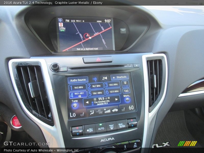 Graphite Luster Metallic / Ebony 2016 Acura TLX 2.4 Technology