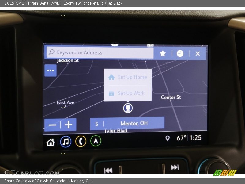 Ebony Twilight Metallic / Jet Black 2019 GMC Terrain Denali AWD