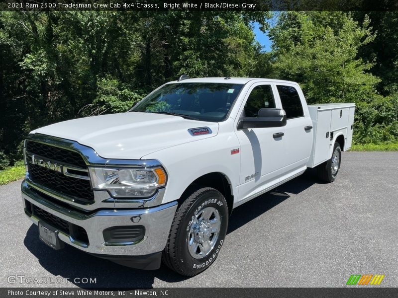 Bright White / Black/Diesel Gray 2021 Ram 2500 Tradesman Crew Cab 4x4 Chassis