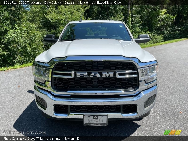 Bright White / Black/Diesel Gray 2021 Ram 2500 Tradesman Crew Cab 4x4 Chassis