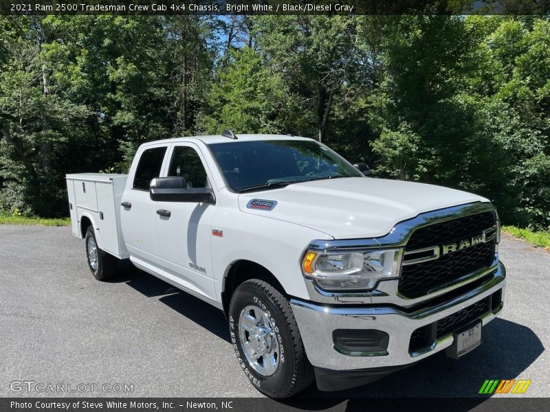 Bright White / Black/Diesel Gray 2021 Ram 2500 Tradesman Crew Cab 4x4 Chassis