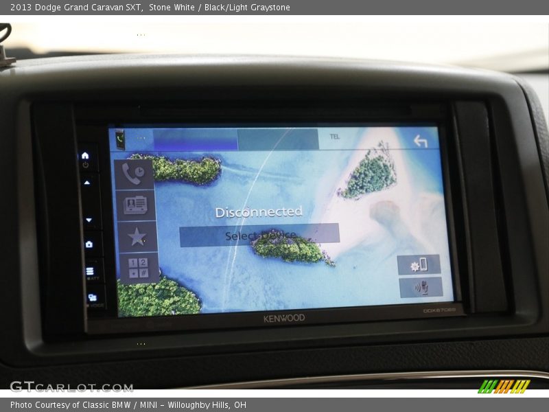 Stone White / Black/Light Graystone 2013 Dodge Grand Caravan SXT