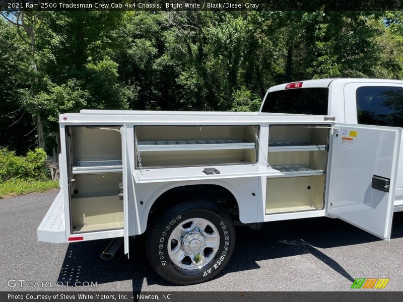 Bright White / Black/Diesel Gray 2021 Ram 2500 Tradesman Crew Cab 4x4 Chassis