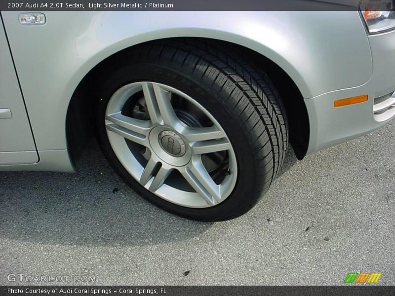 Light Silver Metallic / Platinum 2007 Audi A4 2.0T Sedan