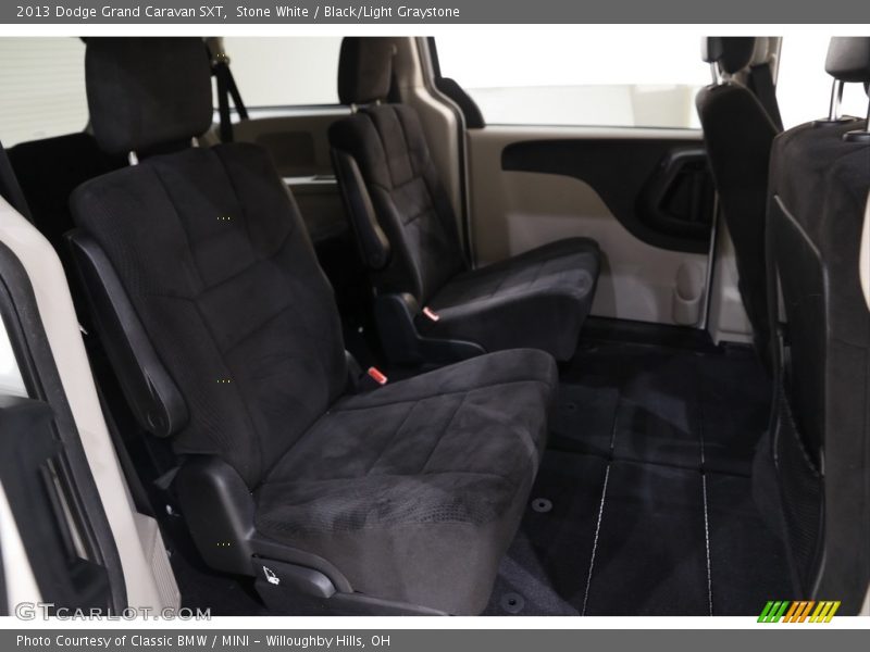 Stone White / Black/Light Graystone 2013 Dodge Grand Caravan SXT