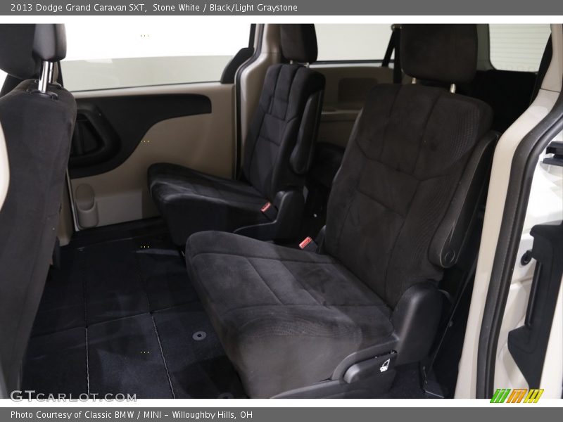 Stone White / Black/Light Graystone 2013 Dodge Grand Caravan SXT