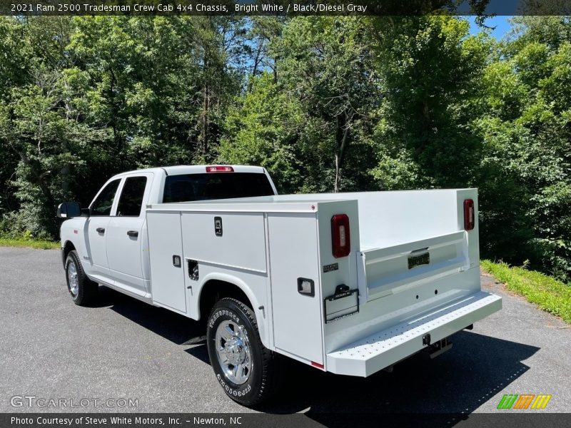 Bright White / Black/Diesel Gray 2021 Ram 2500 Tradesman Crew Cab 4x4 Chassis