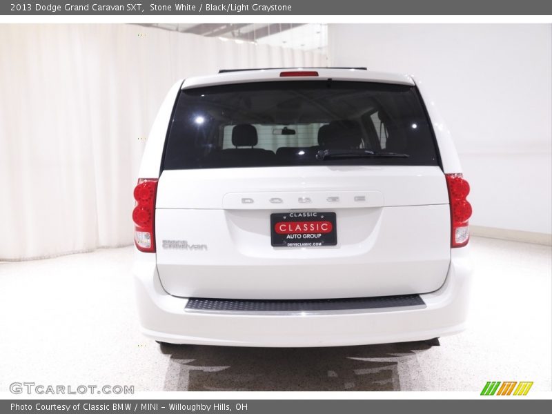 Stone White / Black/Light Graystone 2013 Dodge Grand Caravan SXT