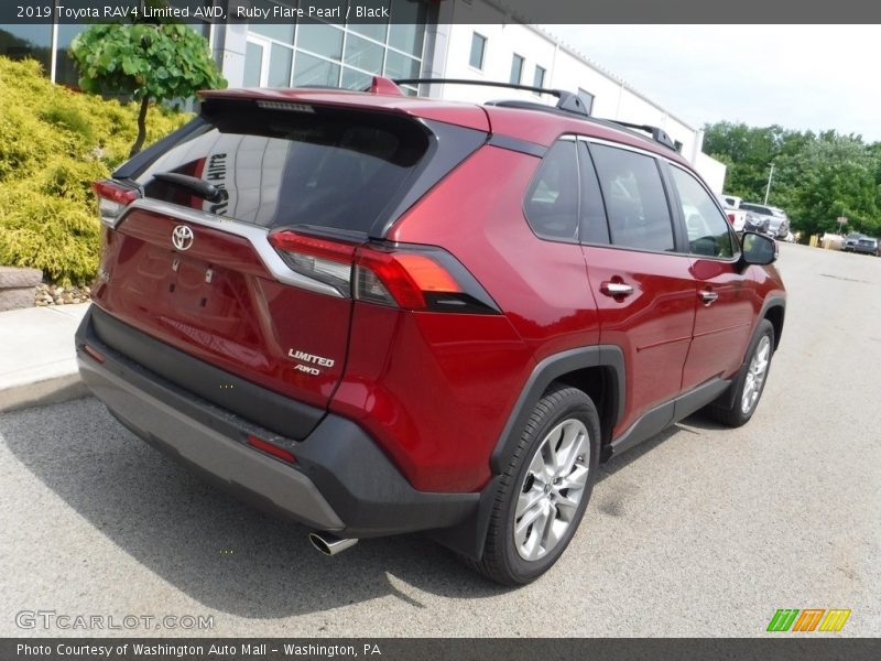 Ruby Flare Pearl / Black 2019 Toyota RAV4 Limited AWD