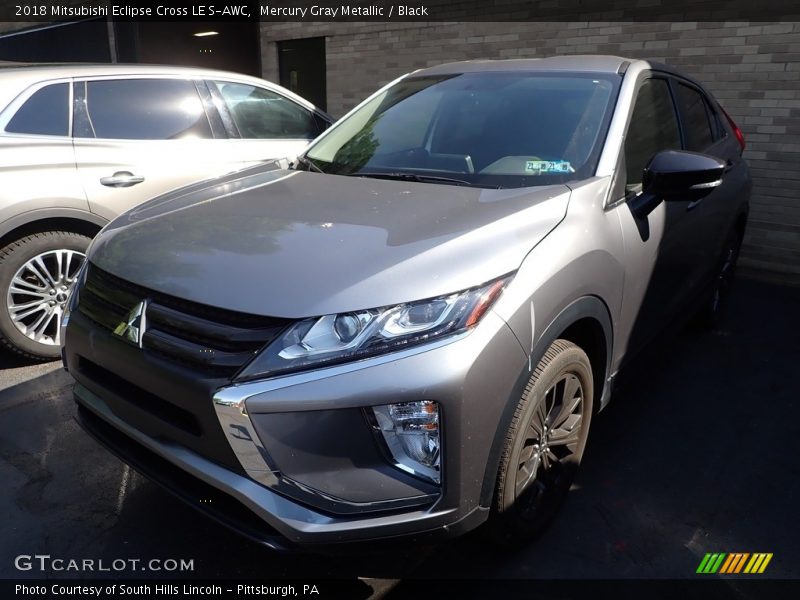 Mercury Gray Metallic / Black 2018 Mitsubishi Eclipse Cross LE S-AWC