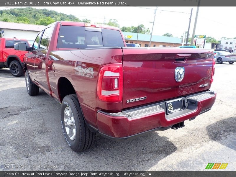 Delmonico Red Pearl / Black 2021 Ram 2500 Big Horn Crew Cab 4x4