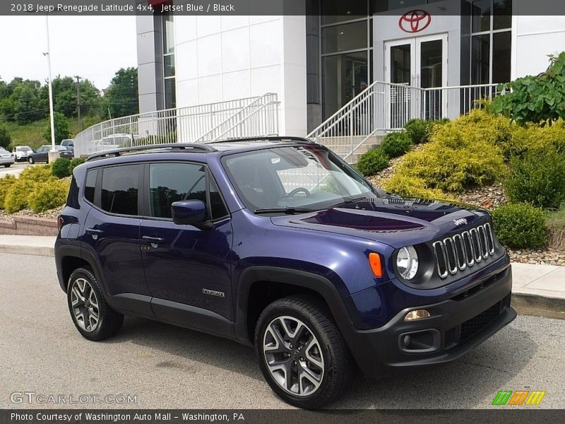 Jetset Blue / Black 2018 Jeep Renegade Latitude 4x4