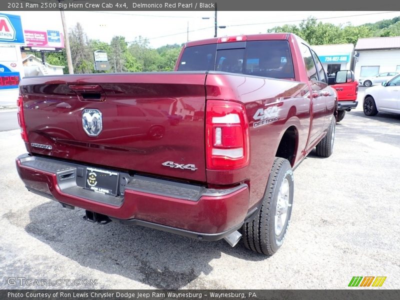 Delmonico Red Pearl / Black 2021 Ram 2500 Big Horn Crew Cab 4x4