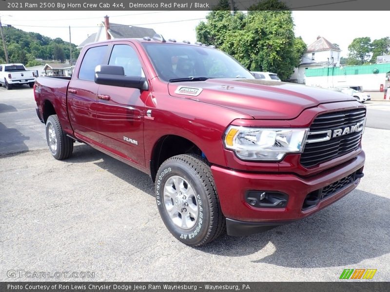 Delmonico Red Pearl / Black 2021 Ram 2500 Big Horn Crew Cab 4x4