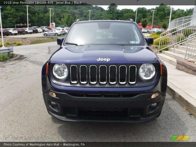 Jetset Blue / Black 2018 Jeep Renegade Latitude 4x4