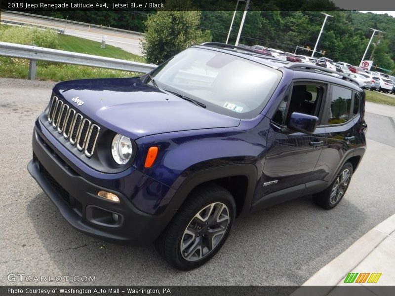 Jetset Blue / Black 2018 Jeep Renegade Latitude 4x4