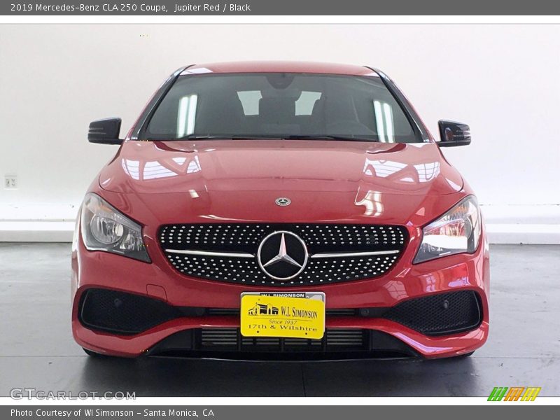 Jupiter Red / Black 2019 Mercedes-Benz CLA 250 Coupe
