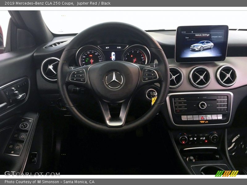 Jupiter Red / Black 2019 Mercedes-Benz CLA 250 Coupe