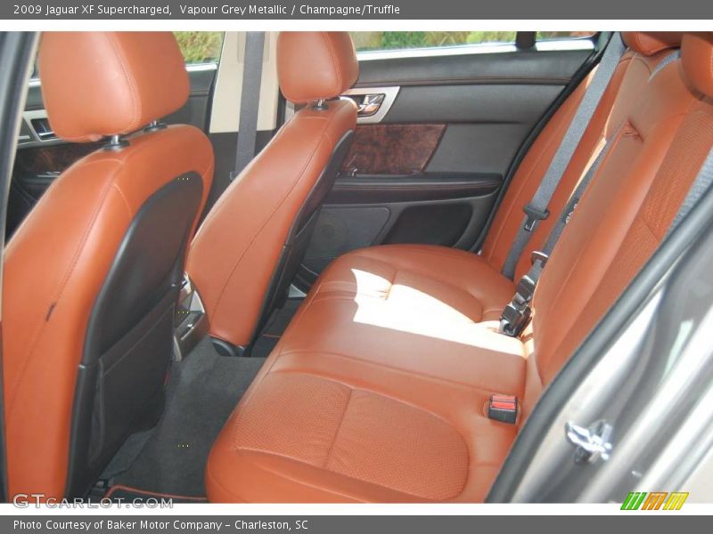 Vapour Grey Metallic / Champagne/Truffle 2009 Jaguar XF Supercharged