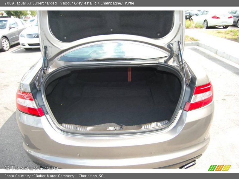 Vapour Grey Metallic / Champagne/Truffle 2009 Jaguar XF Supercharged