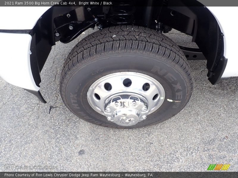Bright White / Black 2021 Ram 3500 Big Horn Crew Cab 4x4