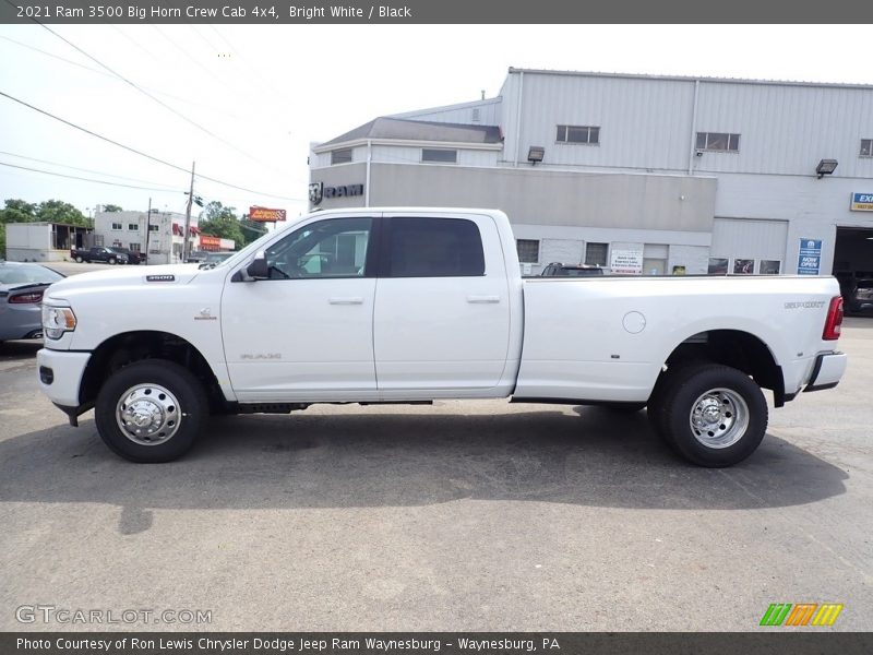 Bright White / Black 2021 Ram 3500 Big Horn Crew Cab 4x4