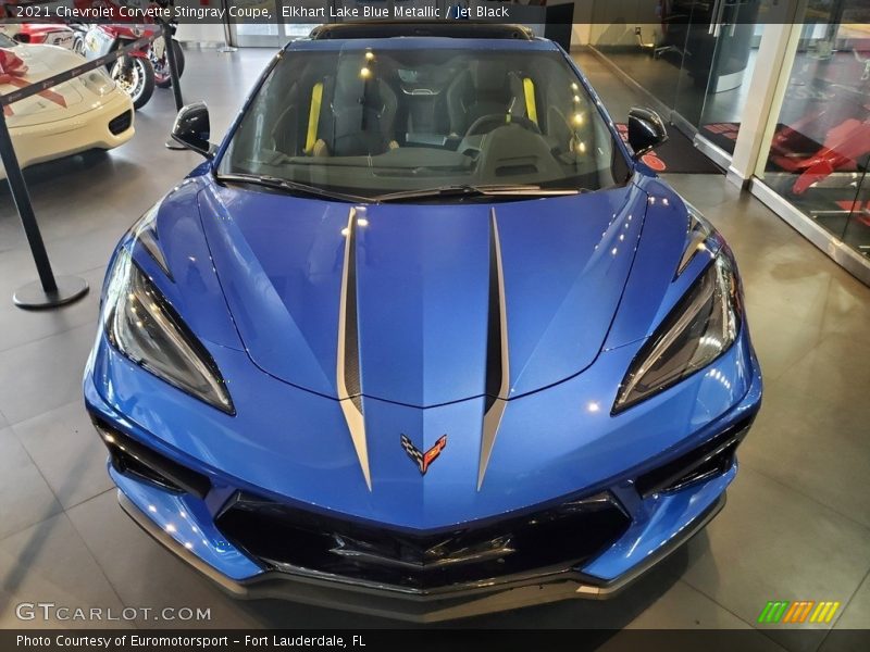  2021 Corvette Stingray Coupe Elkhart Lake Blue Metallic