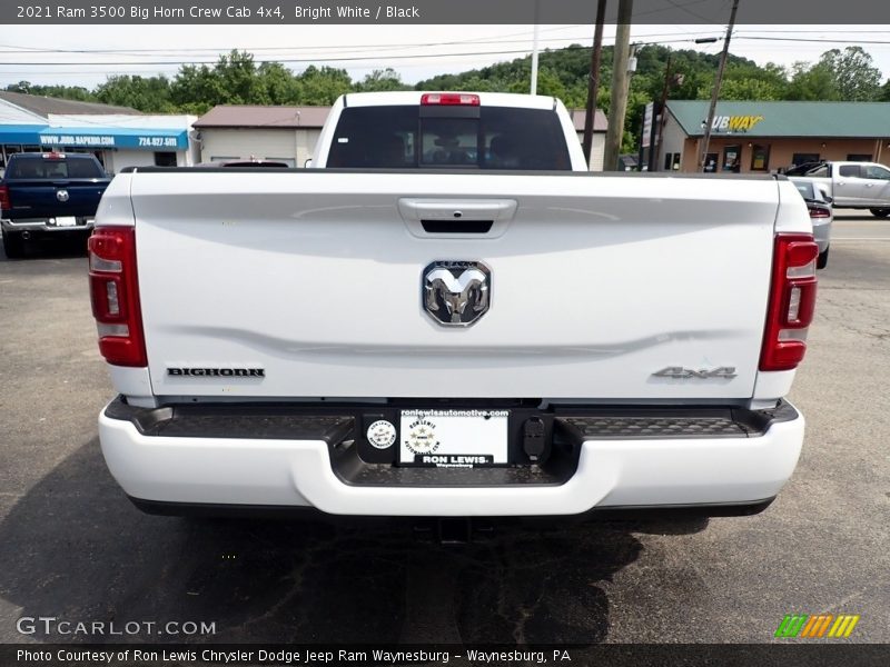 Bright White / Black 2021 Ram 3500 Big Horn Crew Cab 4x4