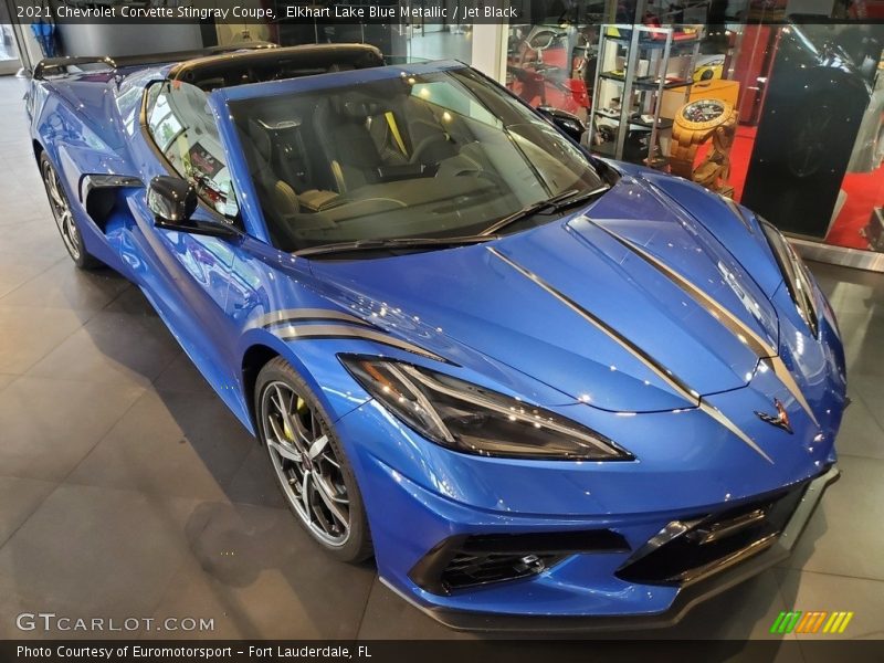  2021 Corvette Stingray Coupe Elkhart Lake Blue Metallic