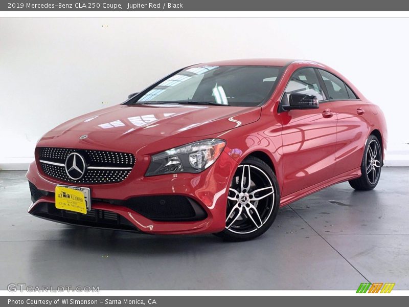 Jupiter Red / Black 2019 Mercedes-Benz CLA 250 Coupe