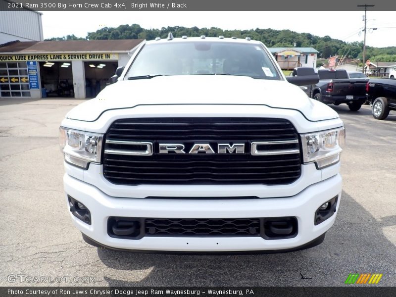 Bright White / Black 2021 Ram 3500 Big Horn Crew Cab 4x4