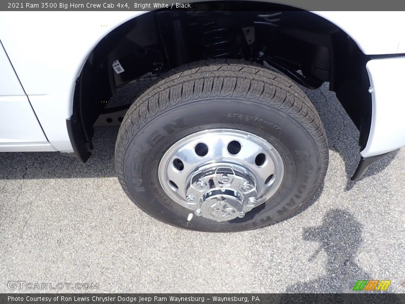 Bright White / Black 2021 Ram 3500 Big Horn Crew Cab 4x4