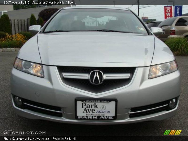 Alabaster Silver Metallic / Ebony 2007 Acura TL 3.2