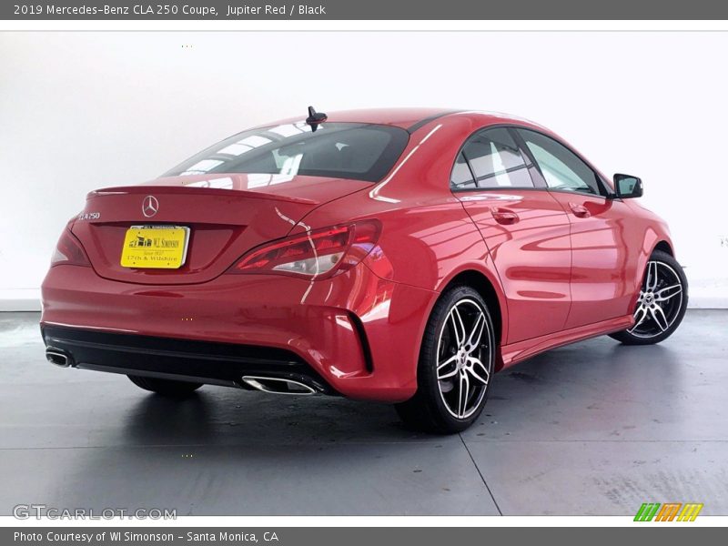 Jupiter Red / Black 2019 Mercedes-Benz CLA 250 Coupe