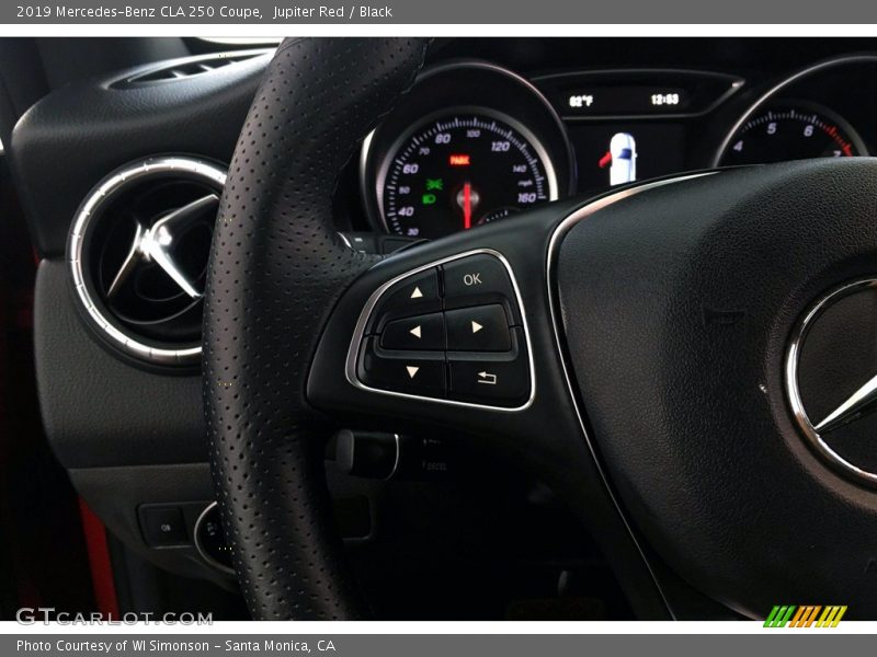 Jupiter Red / Black 2019 Mercedes-Benz CLA 250 Coupe
