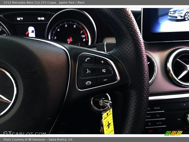Jupiter Red / Black 2019 Mercedes-Benz CLA 250 Coupe
