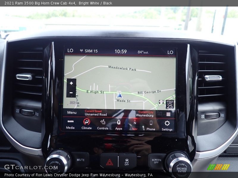 Bright White / Black 2021 Ram 3500 Big Horn Crew Cab 4x4