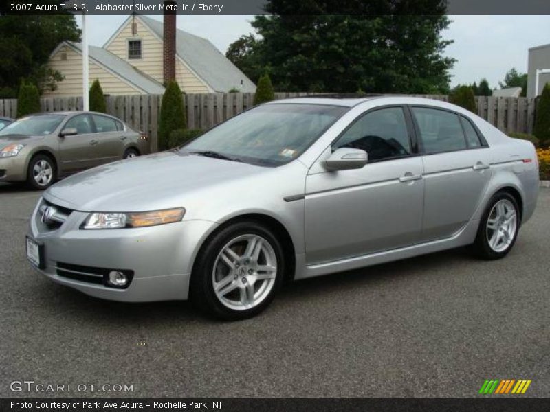 Alabaster Silver Metallic / Ebony 2007 Acura TL 3.2