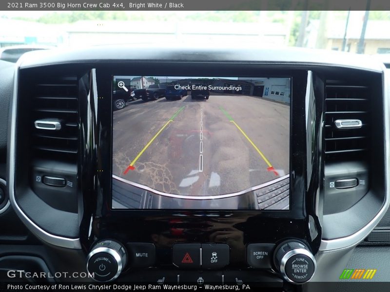 Bright White / Black 2021 Ram 3500 Big Horn Crew Cab 4x4