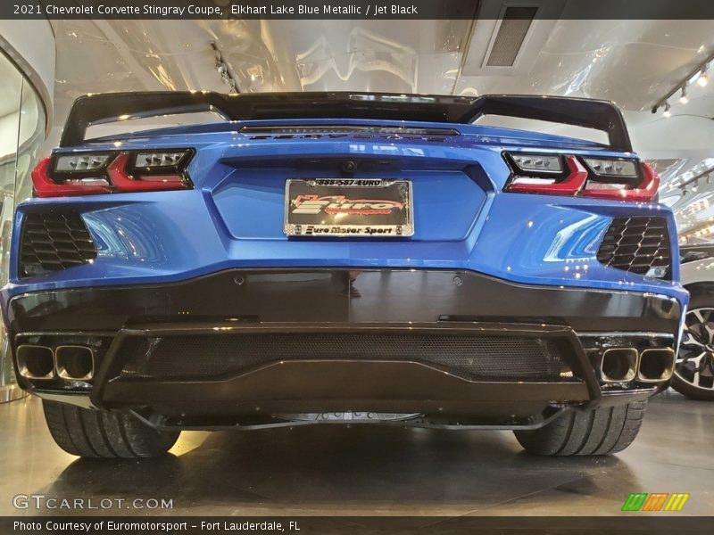 Elkhart Lake Blue Metallic / Jet Black 2021 Chevrolet Corvette Stingray Coupe