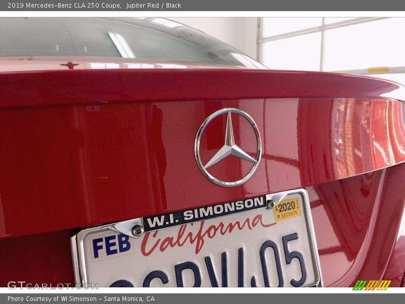 Jupiter Red / Black 2019 Mercedes-Benz CLA 250 Coupe