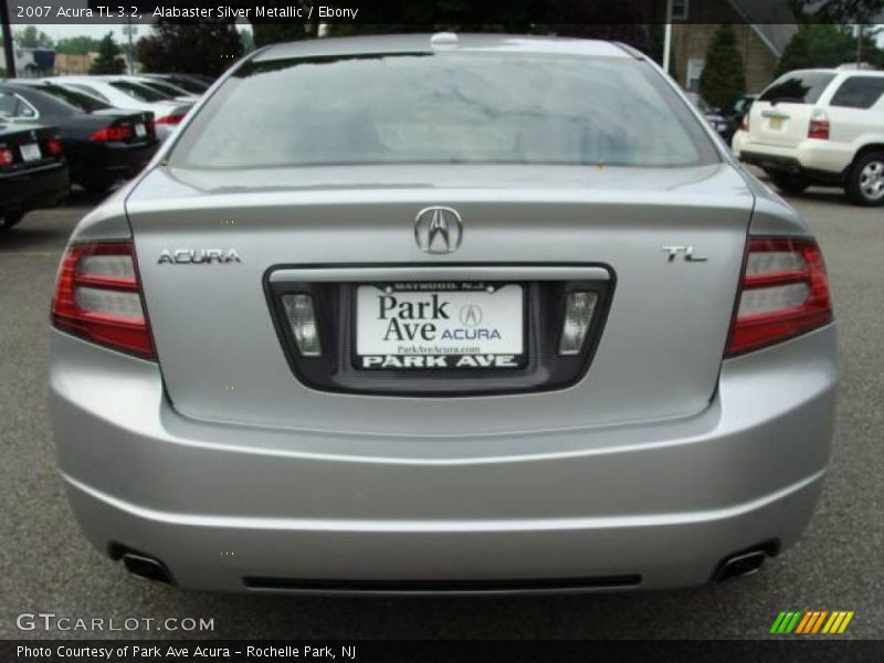 Alabaster Silver Metallic / Ebony 2007 Acura TL 3.2