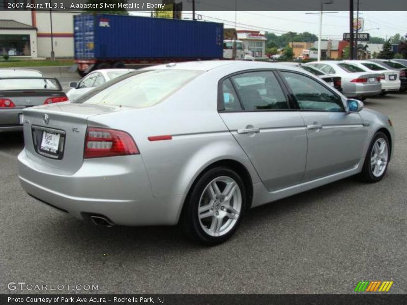 Alabaster Silver Metallic / Ebony 2007 Acura TL 3.2